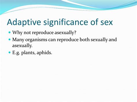 Ppt Chapter 16 Evolution Of Sex Powerpoint Presentation Free Download Id 2684374