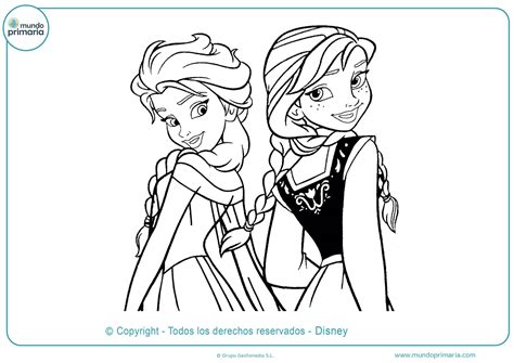 Dibujos De Frozen Para Colorear Olaf Ana Elsa