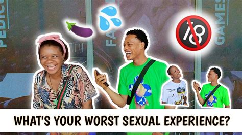 What Is Your Worst Sexual Experience 🤔 Public Interview Youtube