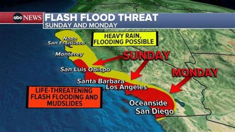 California Braces For Life Threatening Storm Expected To Bring Flooding