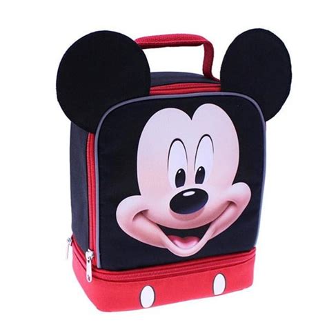 Disney Mickey Mouse Dual Compartment Insulated Lunch Bag