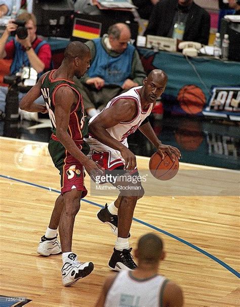 Gary Payton And Michael Jordan Baloncesto Deportes