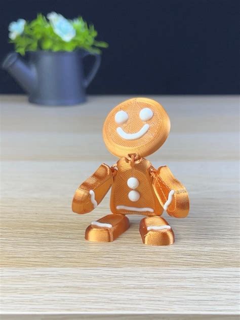 Articulated Gingerbread Man 3d Model By Pressprint On Thangs