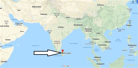 India Map With Sri Lanka