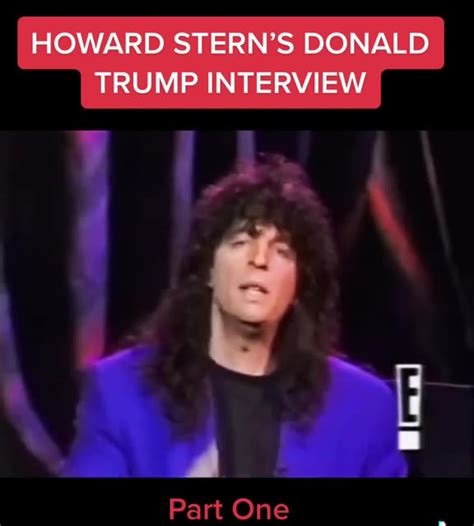 Howard Sterns Trump Interview Part 1