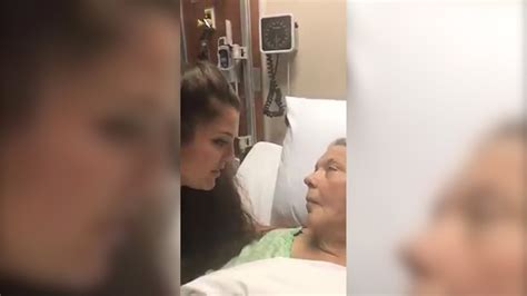 Kindhearted Nurse Sings To Dying Elderly Woman With Cancer Youtube