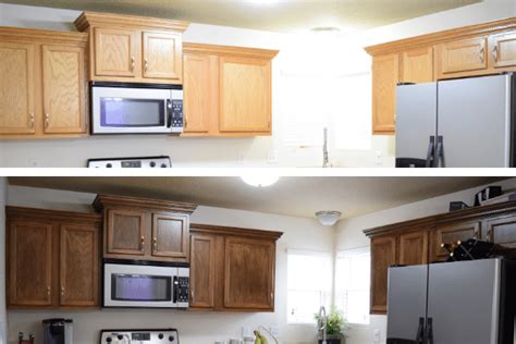 How To Darken Kitchen Cabinets Without Stripping Kitchen Cabinet Ideas