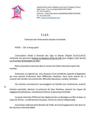 Lettre De Motivation Pour Intégrer Une Formation Deavs Exemple de Lettre