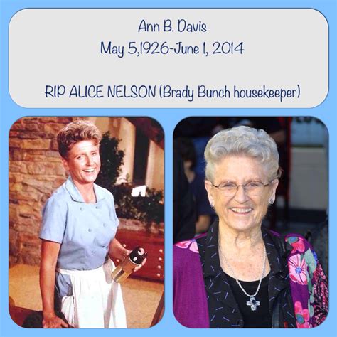 Ann B Davis Alice Nelson Off The Brady Bunch Charlie Puth How To