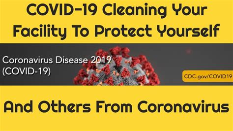 Disinfecting Your Facility If Someone Is Sick Youtube