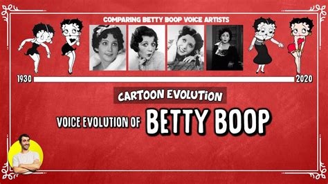 Voice Evolution Of Betty Boop 90 Years Compared And Explained Cartoon