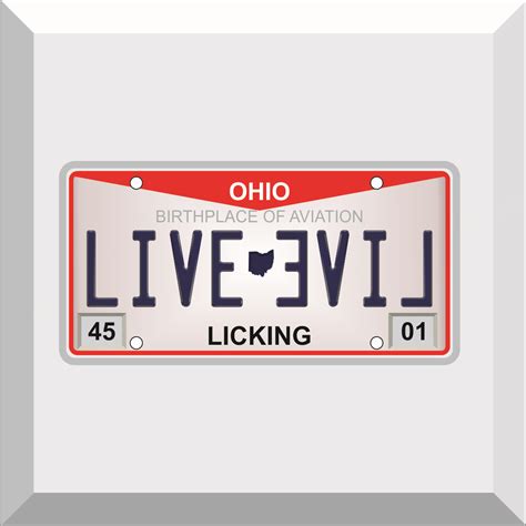 Bumper Sticker License Plate Live Evil 2 America First Sign Company