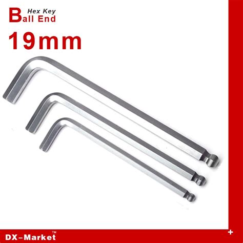 19mm Ball Hex Key Allen Wrench Extended Wrench Alloy Steel Hand Tool