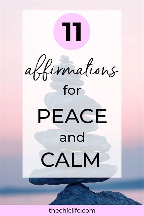 11 Affirmations For Peace And Calm For Reducing Stress And Overwhelm