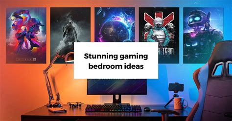 30 Stunning Gaming Bedroom Ideas In 2022 Displate Blog Gamer Bedroom