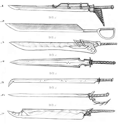 Sword Designs 3 By Iron Fox On Deviantart