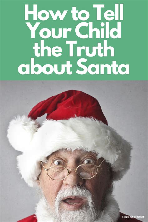 How To Tell Your Child The Truth About Santa Christmas Activities For