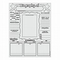 Free Printable Biography Graphic Organizer Printable - Printable Word ...