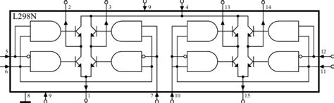 Block Diagram Of The L298n Dual H Bridge Driver Download Scientific