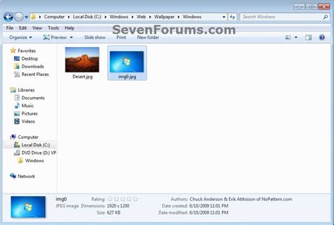 Desktop Background Wallpaper Change In Windows 7 Starter Page