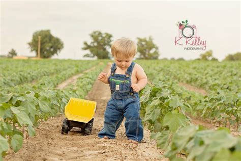 Cutest Little Farmer Boy One Year Pictures K Kelley Photography One