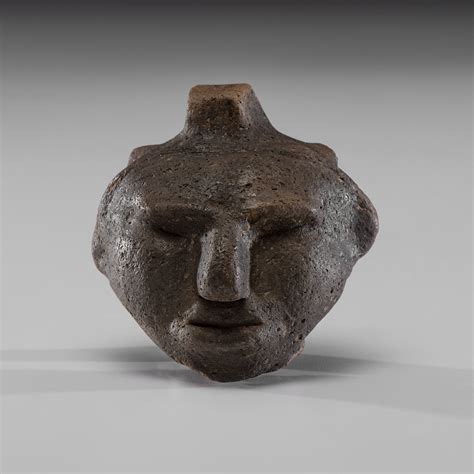 A Ceramic Hopewell Human Face Effigy 2 In Cowans Auction House