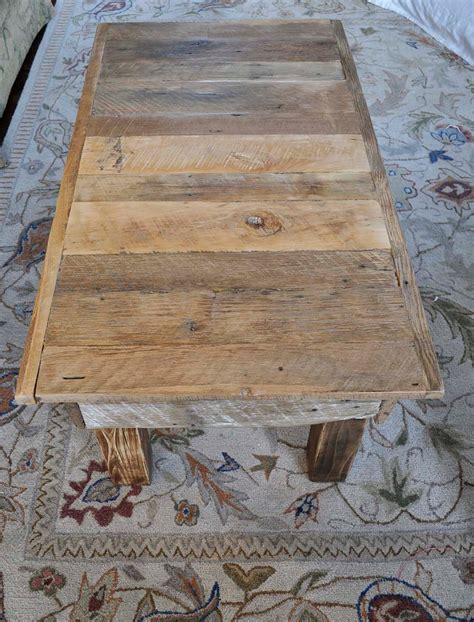 Reclaimed Barn Wood Coffee Table Etsy