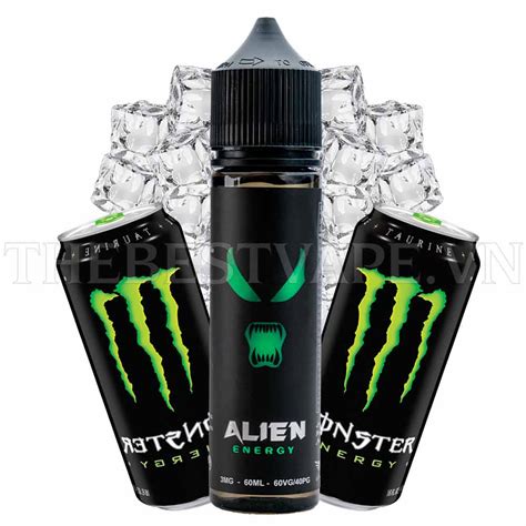 bán tinh dầu vape malaysia alien energy 60ml thuốc lá shisha điện tử