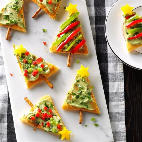 Your guests arrive but christmas dinner is not quite ready yet. Festive Guacamole Appetizers Recipe | Taste of Home