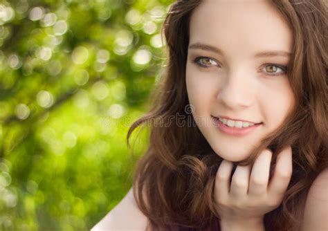 Teen Girl Portrait Stock Photo Image Of Girl Front 47391106