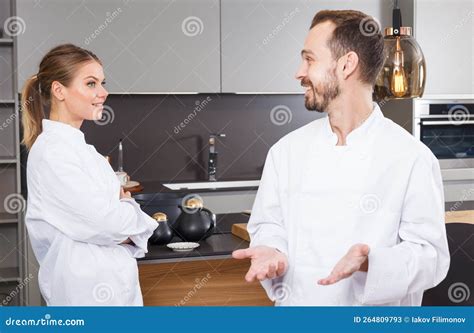 Two Confident Chefs Stock Image Image Of Occupation 264809793