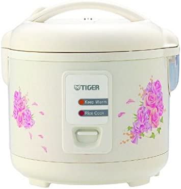 Tiger Jaz A U Fh Cup Uncooked Rice Cooker And Warmer With Steam