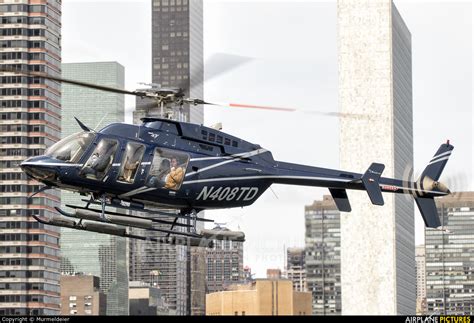 N408td Private Bell 407 At East 34th Street Heliport Photo Id