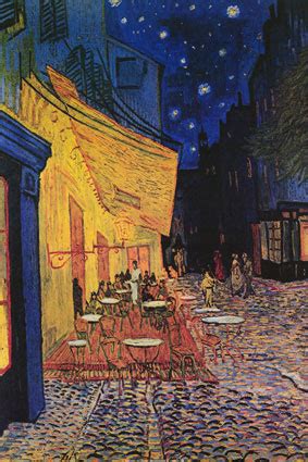 Cafe Terrace At Night By Van Gogh Also Known As Terrasse De Cafe La Nuit