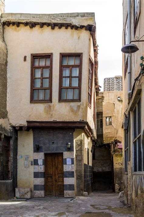 Old Syrian Houses In Ancient City Of Damascus Syrian Arab Republic