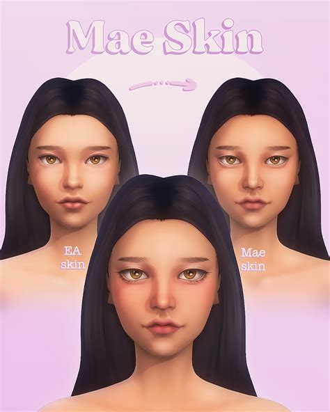 Mae Skin Overlay Miiko The Sims 4 Skin Sims 4 Cc Skin Sims