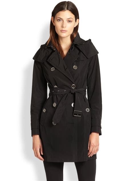 Burberry Balmoral Trench Coat In Black Lyst