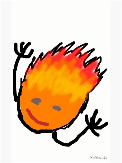 Fireball Man Sticker For Sale By Momojaja Redbubble