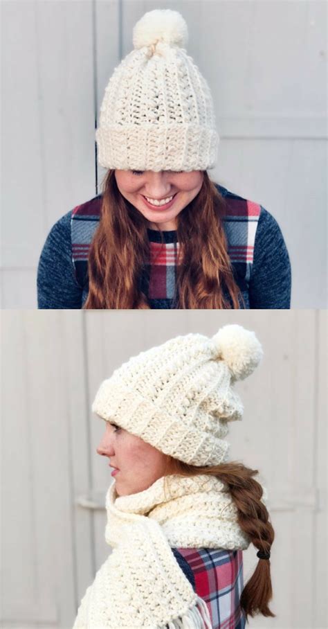 Free Crochet Patterns For Hats And Scarf Sets Printable Templates Free