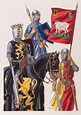 John I Duke of Brabant, militia and standard bearer c.1300 by P ...