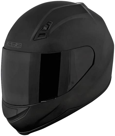 Speed And Strength Ss700 Full Face Motorcycle Helmet Flat Matte Black