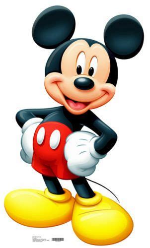 mickey mouse klassisch disney lebensechte größe pappfigur aufsteller aufstell das datenblatt