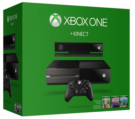 Xbox One 500gb Console With Kinect Bundle Includes Chat Headset