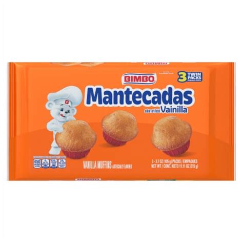 Bimbo® Mantecadas Vanilla Muffins 3 Ct 37 Oz Fred Meyer