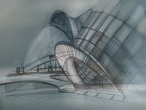 Architectural Sketching Graphics On Behance