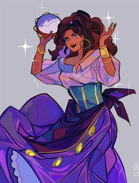 Esmeralda By Yosaun On Deviantart Disney Princess Drawings Disney