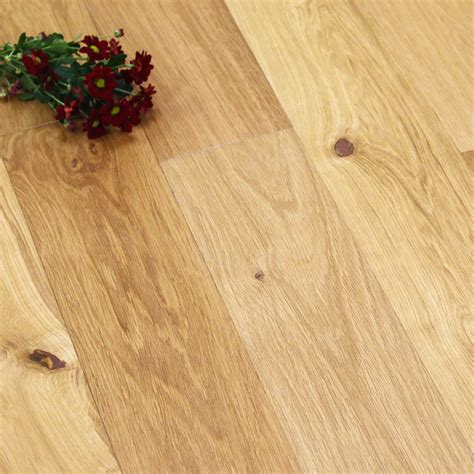 150mm Uv Oiled Engineered Rustic Oak Wood Flooring 198m² E