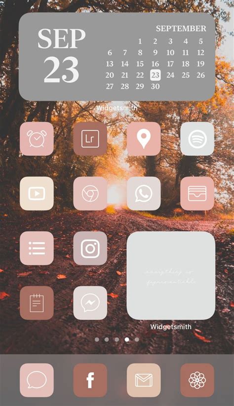 Ios14 app icons, winter aesthetic, icons bundle, ios14 app covers, ios14, ios icons bundle, ios. Warm Fall Aesthetic iPhone app icon home screen ideas ...