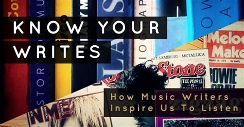 Use it for your youtube video or any other project. Know Your Writes - How Music Writers Inspire Us To Listen | uDiscover