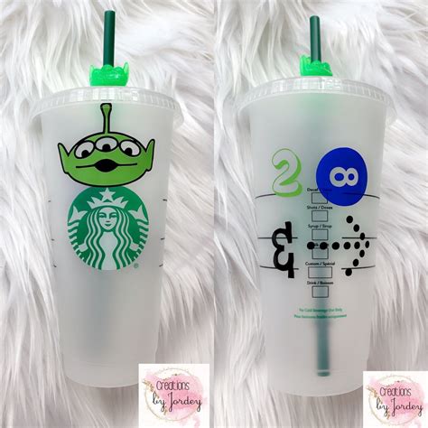 Toy Story Alien Starbucks Cold Cup Toy Story Tumbler Starbucks